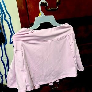 Light Pink Off-Shoulder Top